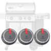 Weber Ersatzteil Drehknopf für Genesis II Set 3 Stück Art.Nr. 66047