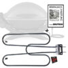 Weber Heizelement [Original Ersatzteil] für Elektrogrill Q 140 und 1400 66631 [1 Stück] mit Schrauben und deutscher Anleitung Weber Grill Zubehör Elektro Artikelnummer 66631
