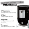 Weber Holzkohlegrill Smokey Mountain Cooker 47cm und Abdeckhaube Art.Nr. 721004 – Bild 4