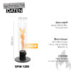 Höfats Spin 1200 Tischfeuer schwarz Art.Nr. 00700 – Bild 2