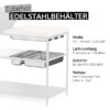 Höfats FIRE KITCHEN Edelstahlbehälter-Set (5-teilig) Art.Nr. 00764 – Bild 2