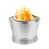 Flame Engine Feuerschale rauchfrei Vulcano Yellowstone Edelstahl 38cm Art.Nr. FEYELLOW38