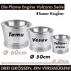 Flame Engine Feuerschale rauchfrei Vulcano Yellowstone Edelstahl 38cm Art.Nr. FEYELLOW38 – Bild 5