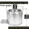 Flame Engine Feuerschale rauchfrei Buddy Tiger Edelstahl 50cm Art.Nr. FETIGER50 – Bild 2