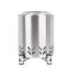 Flame Engine Feuerschale rauchfrei Little Buddy Silver Edelstahl Tischfeuer 13cm Art.Nr. FELBSILV13