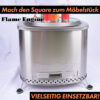 Flame Engine Zubehör Edelstahl Deckel für Buddy Square Feuerschale rauchfrei Art.Nr. FESQLID50 – Bild 3