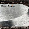 Flame Engine Zubehör Edelstahl Deckel für Vulcano Tamu 60cm Art.Nr. FETAMU60 – Bild 2