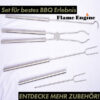 Flame Engine Zubehör BBQ Tool Set  Ascheschieber Zange Spieß Art.Nr. FEBBQSET – Bild 3