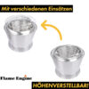 Flame Engine Zubehör Grillrost Set rund Edelstahl 50cm Art.Nr. FECGKIT50 – Bild 2