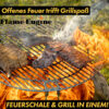 Flame Engine Zubehör Grillrost Set rund Edelstahl 50cm Art.Nr. FECGKIT50 – Bild 5
