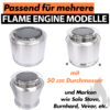 Flame Engine Zubehör Grillplatte aus Gusseisen Art.Nr. FECIPLATE – Bild 3
