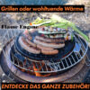 Flame Engine Feuerschale rauchfrei Buddy Tiger Schwarz Edelstahl 50cm Art.Nr. FETIGER50BL – Bild 5