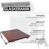Outdoorchef Zubehör Blazinglas Glaskeramik-Platte XL für Napoleon Prestige PRO, Prestige, Rogue SE  (240x340) Art.Nr. 14.491.60 – Bild 2