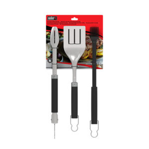 Weber Zubehör Präzision Grillbesteck-Set, 3-teilig Nr. 6764