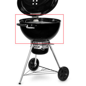 Weber Ersatzteil Kessel Mastertouch 57 cm  mit Deckelscharnier Art. Nr. 67590