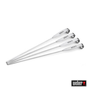 Weber Zubehör für ETGS System Spieße Set 4 Stück aus Edelstahl Art.Nr. 7618