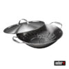 Weber Crafted Wok mit Dampfeinsatz und Deckel.