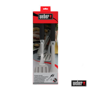Weber Zubehör Premium Grillbesteck Edelstahl 2tlg Art.Nr. 6625