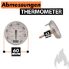 Weber Ersatzteil Deckelthermometer Genesis & Summit ab 2014 Nr. 67089 – Bild 2