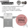 Outdoorchef Ersatzteil Brenner Gusseisen für Australia Modelle bis 2016 / 17 Art.Nr. 18.612.29 – Bild 3