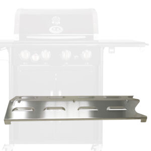 Outdoorchef Brennerabdeckung Gasgrill für Australia, Canberra, Perth, & Oakland Modelle aus Edelstahl [1 Stück] Flammabdeckungen Aromaschienen Ersatzteil Flammverteiler 10 x 37 cm Art.Nr. 18.601.02