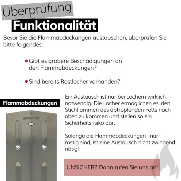Outdoorchef Brennerabdeckung Gasgrill für Australia, Canberra, Perth, & Oakland Modelle aus Edelstahl [1 Stück] Flammabdeckungen Aromaschienen Ersatzteil Flammverteiler 10 x 37 cm Art.Nr. 18.601.02 – Bild 5