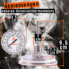 grillshop.at Thermometer Edelstahl universal für Smoker Durchmesser 9.5 cm Art.Nr. 999564 / GS007 – Bild 4