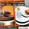 grillshop.at Feuerschale DM 50 cm - Deckel für Flame Engine - Deckel Solo Stove aus Edelstahl - Feuerschalen für den Garten Zubehör - einsetzbar als Tisch – Bild 4