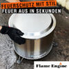 grillshop.at Feuerschale DM 50 cm - Deckel für Flame Engine - Deckel Solo Stove aus Edelstahl - Feuerschalen für den Garten Zubehör - einsetzbar als Tisch – Bild 6