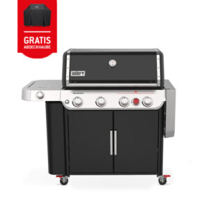 Weber Gasgrill Genesis E-435 Schwarz inkl. GRATIS ABDECKHAUBE  Art.Nr. 36410079